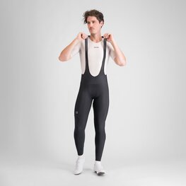 SPORTFUL Lange Fahrradhose mit Trägern - PULSE BIBTIGHT - Schwarz