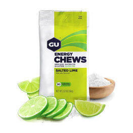 GU Ernährung für Radfahrer - ENERGY CHEWS 60 g SALTED LIME