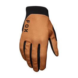 FOX Langfinger-Fahrradhandschuhe - RANGER GEL - Braun