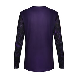 FOX Langarm Fahrradtrikot für den Sommer - RANGER IMAGE PRINT LS - Schwarz/Lila