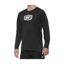 100% SPEEDLAB Langarm Fahrradtrikot für den Sommer - RIDECAMP - Schwarz
