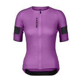 SCOTT Kurzarm Fahrradtrikot - ENDURANCE PRO W - Lila/Schwarz
