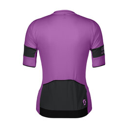 SCOTT Kurzarm Fahrradtrikot - ENDURANCE PRO W - Lila/Schwarz