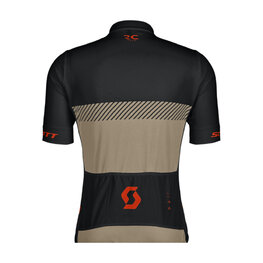 SCOTT Kurzarm Fahrradtrikot - RC TEAM - Beige/Blau