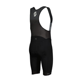 SCOTT Kurze Fahrradhose mit Trägern - RC TEAM BIB SHORTS - Schwarz/Grau
