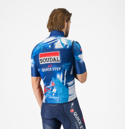 CASTELLI Fahrradweste - PRO LIGHT WIND QUICK STEP 2025 - Blau/Rot