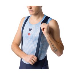 CASTELLI Kurze Fahrradhose mit Trägern - COMPETIZIONE 2 TEAM SOUDAL QUICK-STEP 2026 - Blau