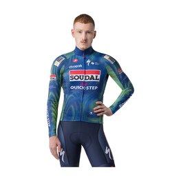 CASTELLI Langarm Fahrradtrikot für den Sommer - MID WEIGHT 2 LS TEAM SOUDAL QUICK-STEP 2026 - Blau