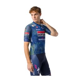 CASTELLI Kurzarm Fahrradtrikot - COMPETIZIONE 4 TEAM SOUDAL QUICK-STEP 2026 - Blau/Grün