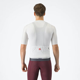 CASTELLI Kurzarm Fahrradtrikot - ESPRESSO - Weiß