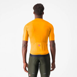 CASTELLI Kurzarm Fahrradtrikot - ESPRESSO - Orange