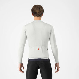 CASTELLI Langarm Fahrradtrikot für den Sommer - ESPRESSO - Weiß