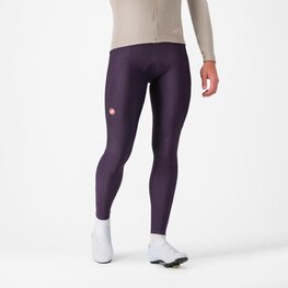 CASTELLI Lange Fahrradhose mit Trägern - ESPRESSO - Lila