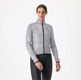 CASTELLI wasserfeste Jacke - SQUALL SHELL W - Silber
