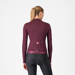 CASTELLI Langarm Fahrradtrikot für den Winter - ESPRESSO THERMAL W LS - Rot