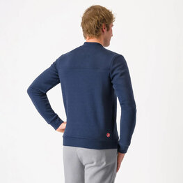 CASTELLI Kapuzenpullover - CLASSICO TRACK - Blau
