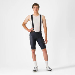 CASTELLI Kurze Fahrradhose mit Trägern - COMPETIZIONE 2 KIT - Schwarz