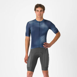 CASTELLI Kurze Fahrradhose mit Trägern - COMPETIZIONE 2 KIT - Grau