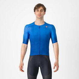 CASTELLI Kurzarm Fahrradtrikot - UPF - Blau