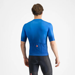 CASTELLI Kurzarm Fahrradtrikot - UPF - Blau
