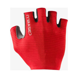 CASTELLI Fingerlose Fahrradhandschuhe - ESPRESSO - Rot