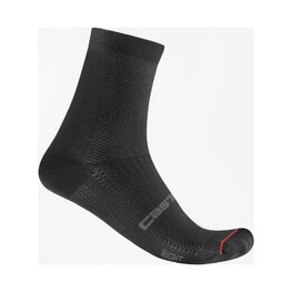 CASTELLI Klassische Fahrradsocken - ESPRESSO 12 - Schwarz