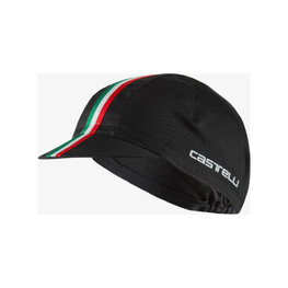 CASTELLI Fahrradmütze - ITALIA CAP - Schwarz