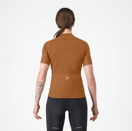 CASTELLI Kurzarm Fahrradtrikot - LIBERA 2 - Braun