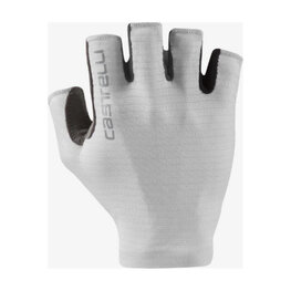 CASTELLI Fingerlose Fahrradhandschuhe - ESPRESSO - Weiß
