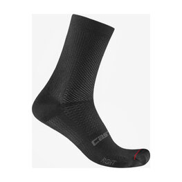 CASTELLI Klassische Fahrradsocken - ESPRESSO 2 - Schwarz