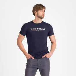 CASTELLI Kurzarm Fahrrad-Shirt - CASTELLI '76 - Blau