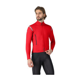 CASTELLI Fahrrad-Thermojacke - PERFETTO ROS 3 - Rot