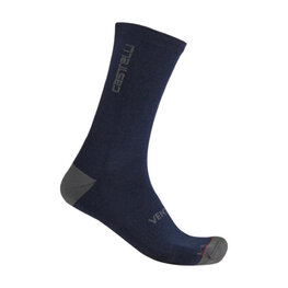 CASTELLI Klassische Fahrradsocken - VENTI SOFT MERINO - Blau
