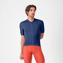 CASTELLI Kurzarm Fahrradtrikot - ESPRESSO 2 - Blau