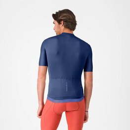 CASTELLI Kurzarm Fahrradtrikot - ESPRESSO 2 - Blau