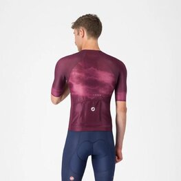CASTELLI Kurzarm Fahrradtrikot - CLIMBER'S A/C - bordeaux