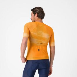 CASTELLI Kurzarm Fahrradtrikot - CLIMBER'S A/C - Orange