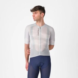 CASTELLI Kurzarm Fahrradtrikot - CLIMBER'S A/C - Silber