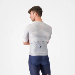 CASTELLI Kurzarm Fahrradtrikot - CLIMBER'S A/C - Silber
