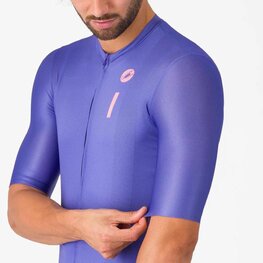 CASTELLI Kurzarm Fahrradtrikot - DRITTONE LOGO - Blau