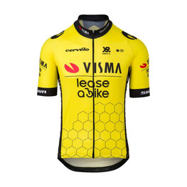 RAPIDGEAR Kurzarm Fahrradtrikot - REPLICA VISMA 2025 - Gelb
