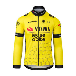 RAPIDGEAR Langarm Fahrradtrikot für den Sommer - REPLICA VISMA 2025 - Gelb