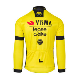 RAPIDGEAR Langarm Fahrradtrikot für den Sommer - REPLICA VISMA 2025 - Gelb