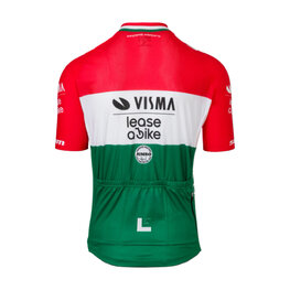 RAPIDGEAR Kurzarm Fahrradtrikot - REPLICA VISMA HUNGARIAN CHAMP 2025 - Rot/Weiß/Grün