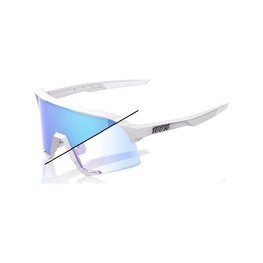 100% SPEEDLAB Fahrradsonnenbrille - S3  - Weiß
