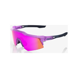 100% SPEEDLAB Fahrradsonnenbrille - SPEEDCRAFT XS TOYOKO - Lila/Schwarz