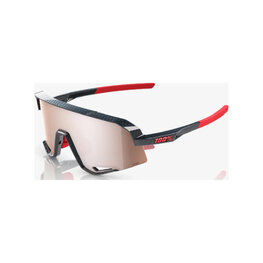 100% SPEEDLAB Fahrradsonnenbrille - SLENDALE - Anthrazit/Rot
