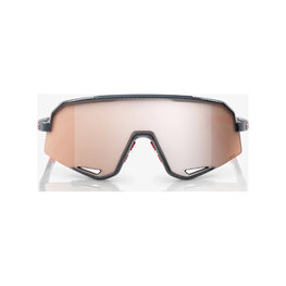 100% SPEEDLAB Fahrradsonnenbrille - SLENDALE - Anthrazit/Rot