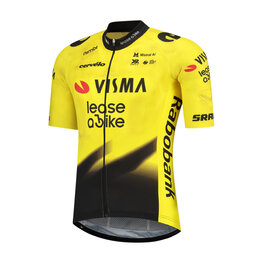 RAPIDGEAR Kurzarm Fahrradtrikot - REPLICA VISMA 2026 - Gelb/Schwarz