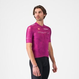 CASTELLI Kurzarm Fahrradtrikot - GIRO 108 COMPETIZIONE 3 - Lila